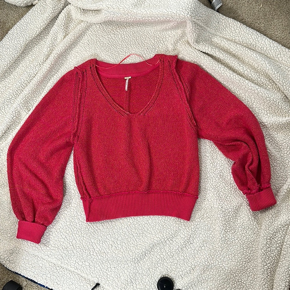 Free People V Neck Sweater